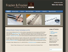 Tablet Screenshot of fraziertaxlaw.com